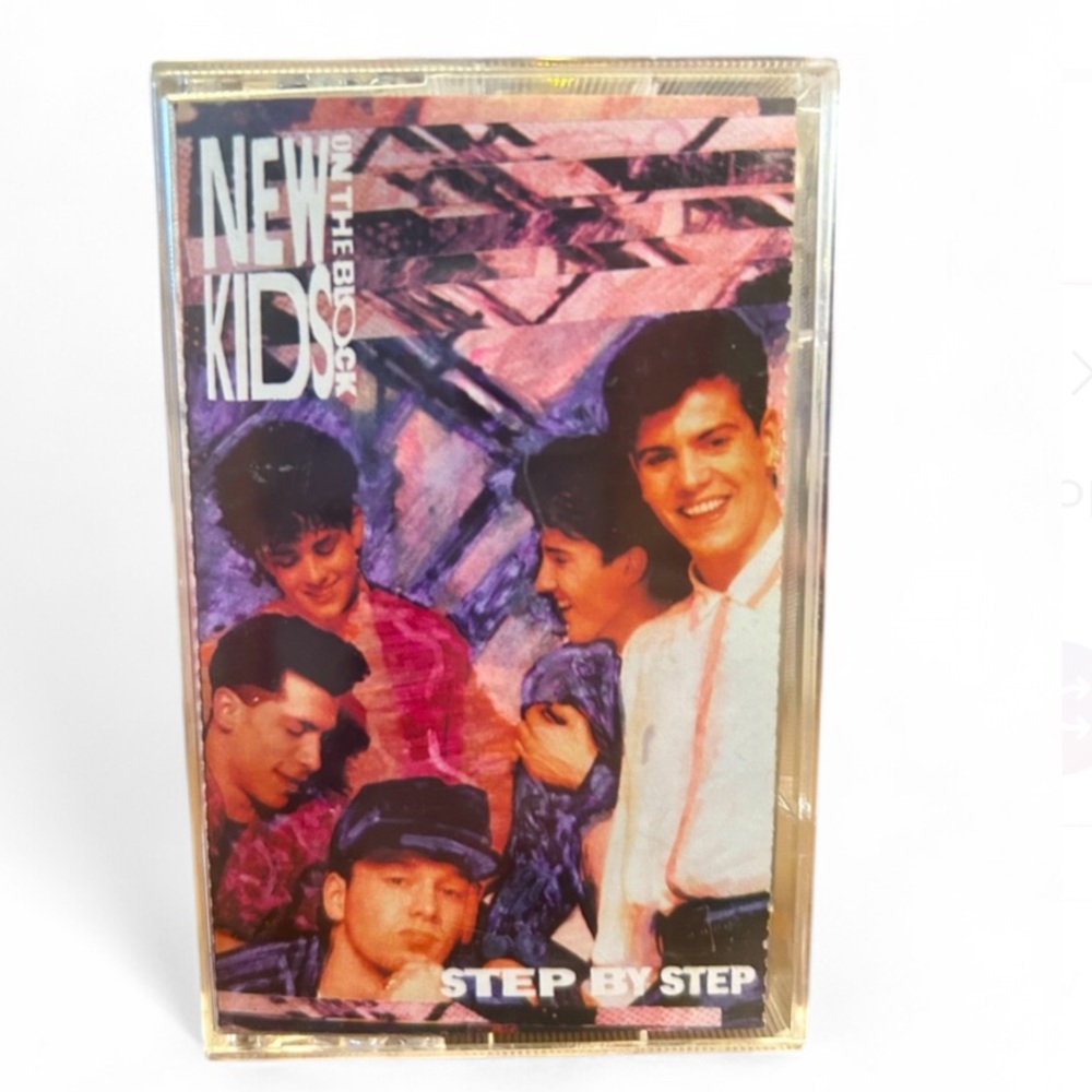 Vintage - New Kids on The Block/ Step By Step Cassette Tape/ 1990’s